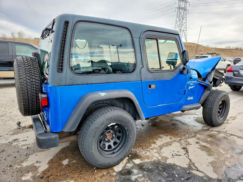 Продаж на аукціоні авто 1999 Jeep Wrangler / Tj, vin: 1J4FY19S4XP458357, номер лоту: 45982396