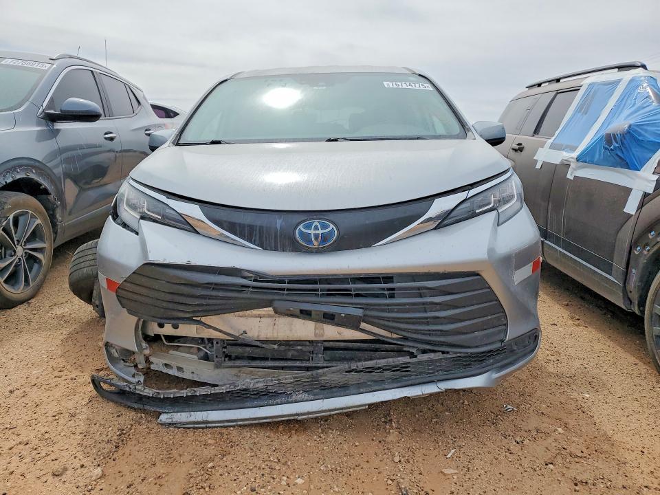 76714775 :رقم المزاد ، 5TDKRKEC9PS165808 vin ، 2023 Toyota Sienna مزاد بيع