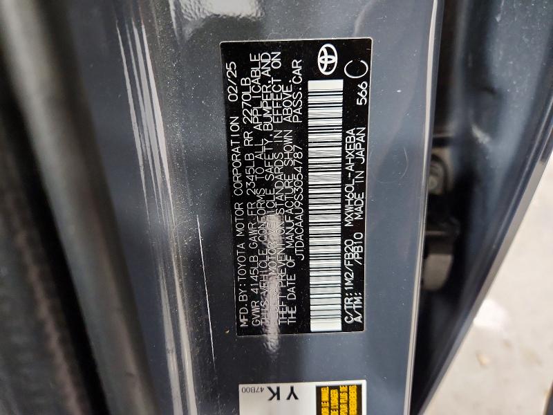 Продажа на аукционе авто 2025 Toyota Prius, vin: JTDACAAU9S3054787, номер лота: 46366426