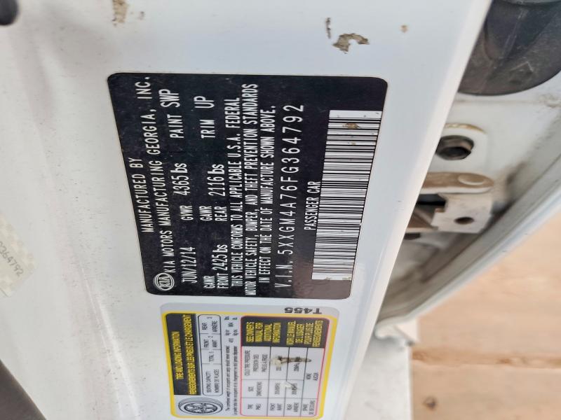 Aukcja sprzedaży 2015 Kia Optima, vin: 5XXGM4A76FG364792, numer aukcji: 79656755