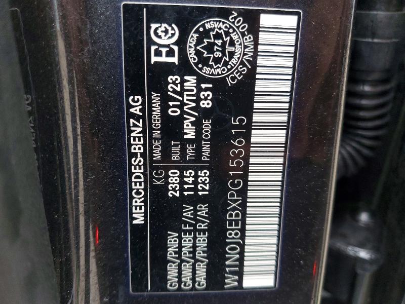 Продаж на аукціоні авто 2023 Mercedes-benz Glc Coupe, vin: W1N0J8EBXPG153615, номер лоту: 79226005