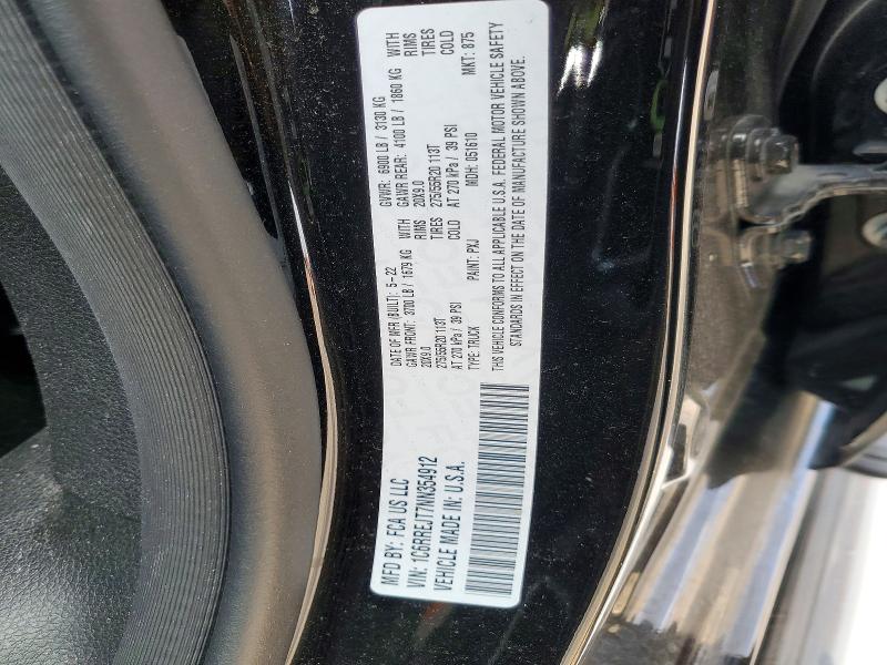 Продажа на аукционе авто 2022 Ram 1500, vin: 1C6RREJT7NN354912, номер лота: 77497075