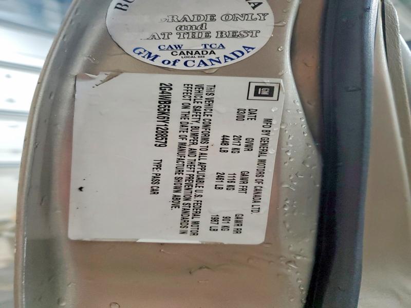 2000 Buick Regal მანქანა იყიდება აუქციონზე, vin: 2G4WB55K6Y1288579, აუქციონის ნომერი: 79743645