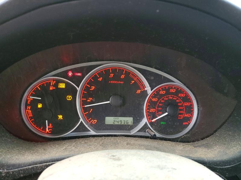 2009 Subaru Impreza მანქანა იყიდება აუქციონზე, vin: JF1GH76639G826105, აუქციონის ნომერი: 46753306