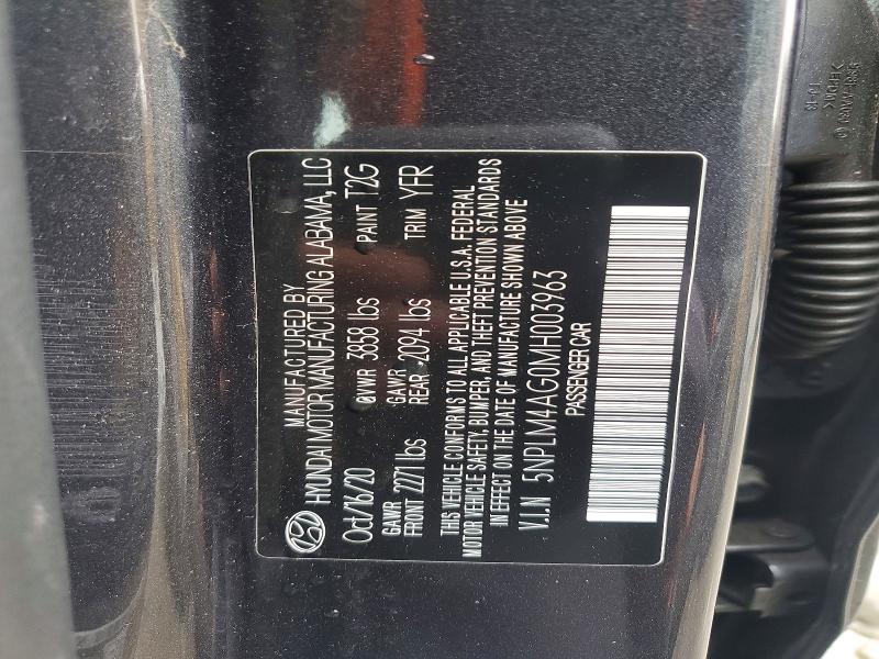 Auction sale of the 2021 Hyundai Elantra, vin: 5NPLM4AG0MH003963, lot number: 47242016
