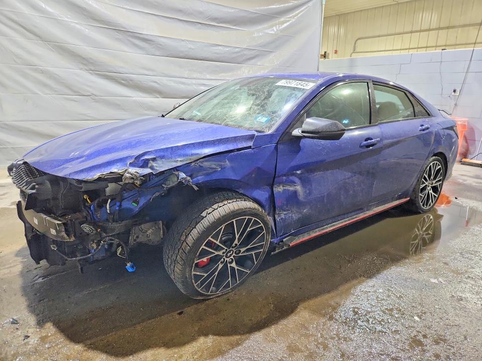 Auction sale of the 2022 Hyundai Elantra N, vin: KMHLW4AK9NU008578, lot number: 79971845