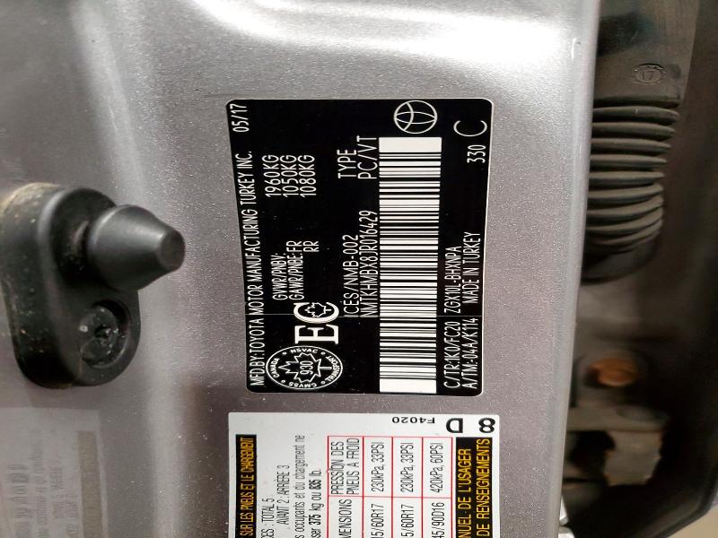Aukcja sprzedaży 2018 Toyota C-hr, vin: NMTKHMBX8JR016429, numer aukcji: 46626246
