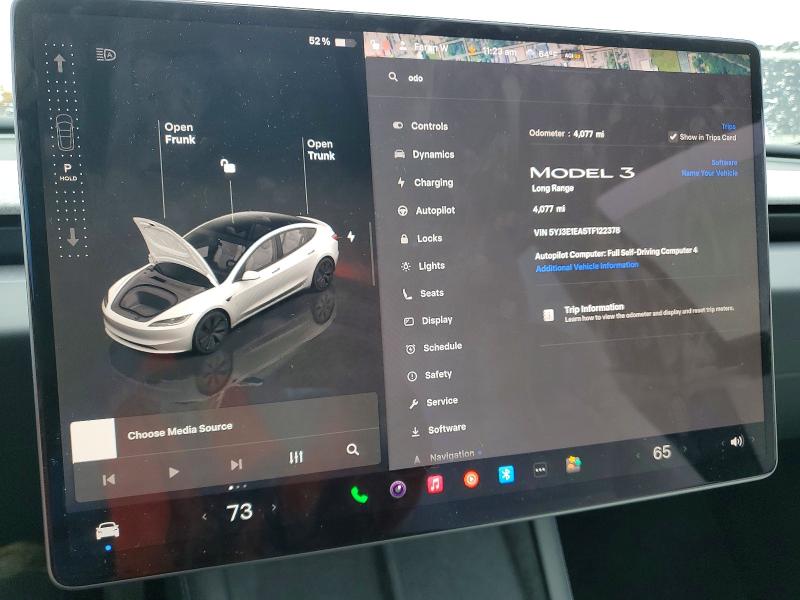 Продажа на аукционе авто 2026 Tesla Model 3, vin: 5YJ3E1EA5TF122378, номер лота: 48149306