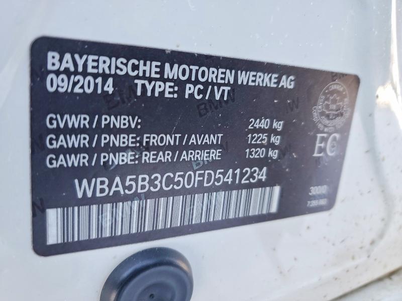 Aukcja sprzedaży 2015 Bmw 535, vin: WBA5B3C50FD541234, numer aukcji: 47807666