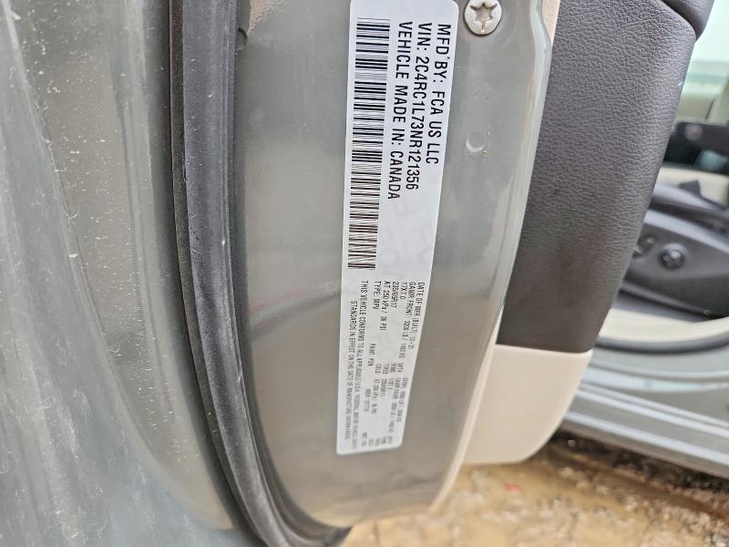 79649845 :رقم المزاد ، 2C4RC1L73NR121356 vin ، 2022 Chrysler Pacifica مزاد بيع