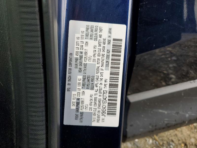 2014 Mazda Cx-5 მანქანა იყიდება აუქციონზე, vin: JM3KE4CY1E0407763, აუქციონის ნომერი: 46383456