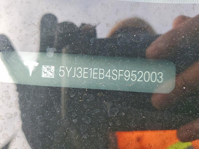 42067376 :رقم المزاد ، 5YJ3E1EB4SF952003 vin ، 2025 Tesla Model 3 مزاد بيع