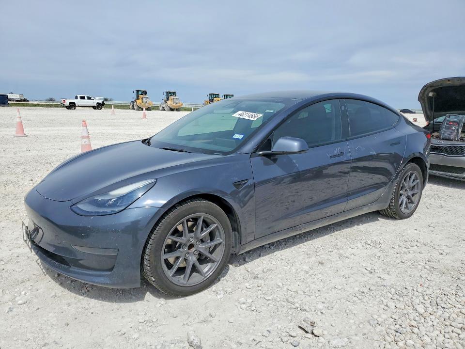 2022 Tesla Model 3 მანქანა იყიდება აუქციონზე, vin: 5YJ3E1EAXNF190632, აუქციონის ნომერი: 46214666