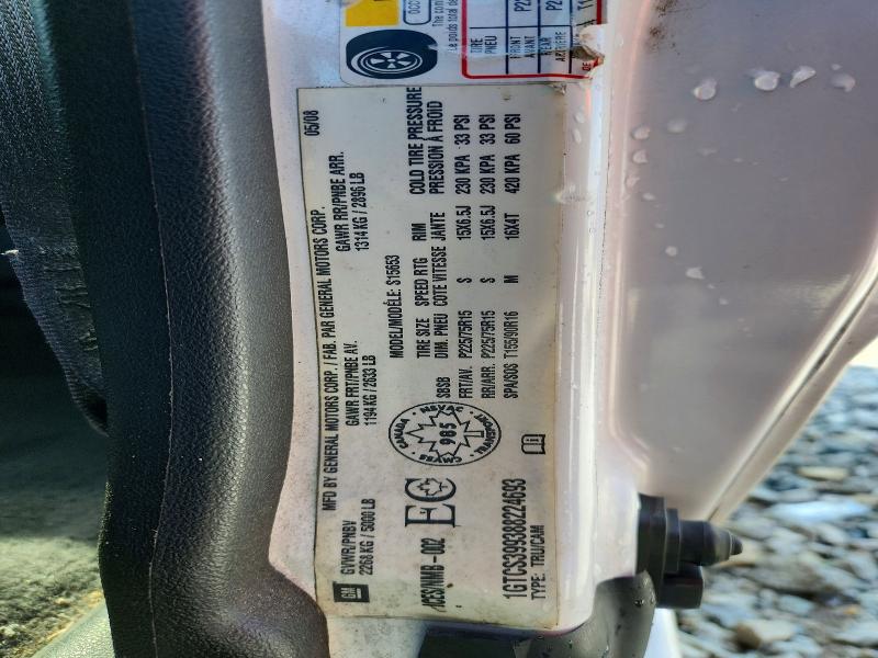 47864666 :رقم المزاد ، 1GTCS399388224693 vin ، 2008 Gmc Canyon مزاد بيع