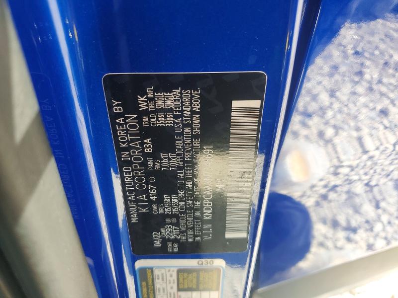 Продаж на аукціоні авто 2022 Kia Seltos, vin: KNDEPCAAXN7345691, номер лоту: 41993106