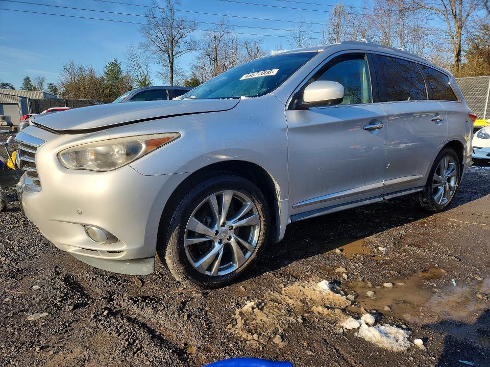 45677006 :رقم المزاد ، 5N1AL0MM9DC350798 vin ، 2013 Infiniti Jx35 مزاد بيع