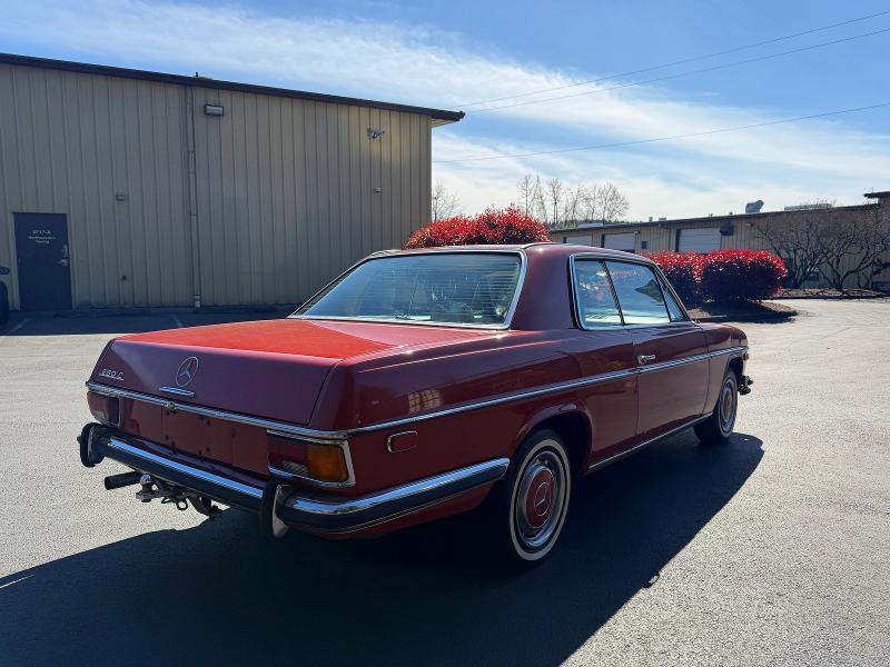47663656 :رقم المزاد ، 11407312002490 vin ، 1973 Mercedes-benz 280c مزاد بيع