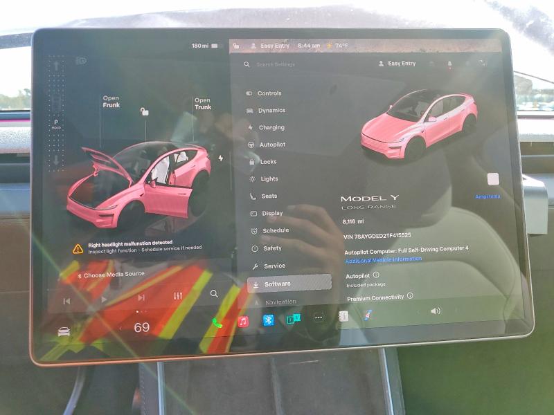 Продаж на аукціоні авто 2026 Tesla Model Y, vin: 7SAYGDED2TF415525, номер лоту: 79373475