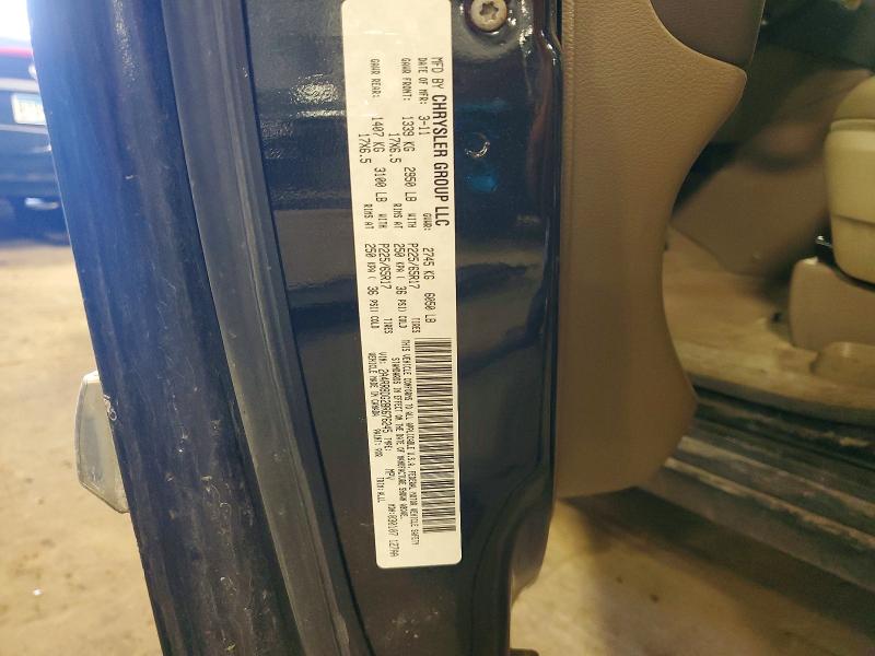 2011 Chrysler Town & Country მანქანა იყიდება აუქციონზე, vin: 2A4RR8DG2BR676245, აუქციონის ნომერი: 79110755