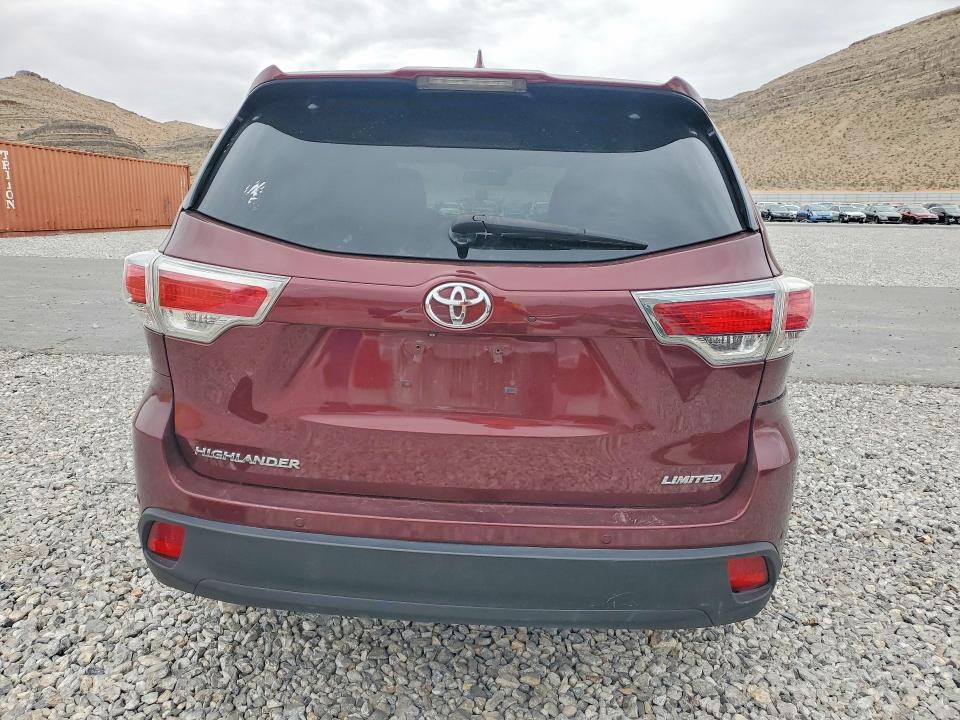 Auction sale of the 2014 Toyota Highlander, vin: 5TDYKRFH1ES035469, lot number: 48197786