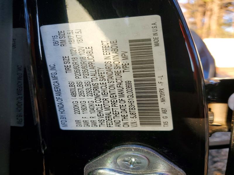 Продаж на аукціоні авто 2016 Acura Rdx, vin: 5J8TB3H51GL003699, номер лоту: 46728836