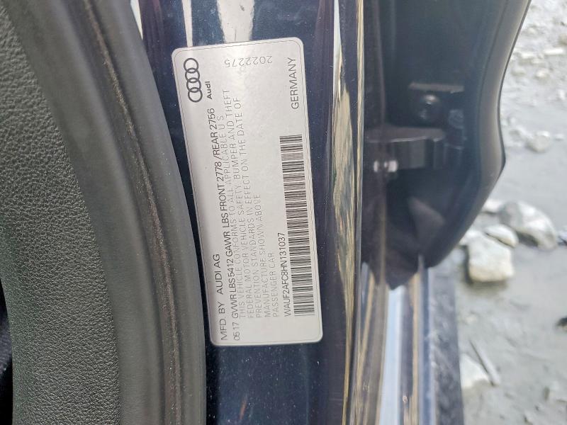 Aukcja sprzedaży 2017 Audi A6, vin: WAUF2AFC8HN131037, numer aukcji: 75418005