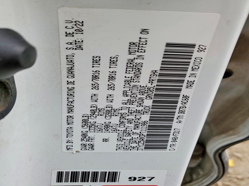 Продаж на аукціоні авто 2023 Toyota Tacoma, vin: 3TYCZ5AN3PT111986, номер лоту: 41970976