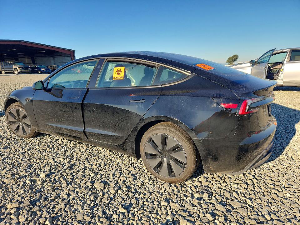Auction sale of the 2025 Tesla Model 3, vin: 5YJ3E1EAXSF930725, lot number: 46640896