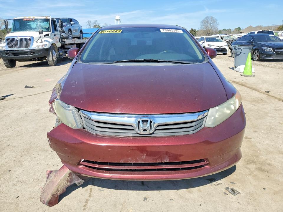 Продаж на аукціоні авто 2012 Honda Civic, vin: 2HGFB2F52CH539076, номер лоту: 78993395