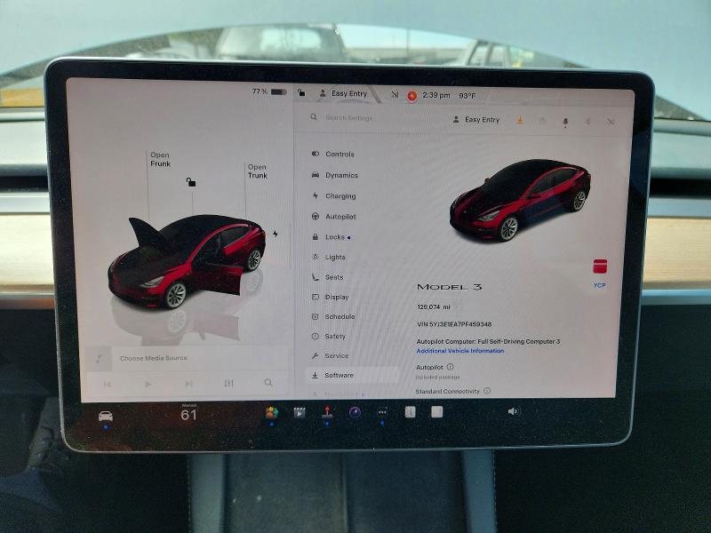 Продажа на аукционе авто 2023 Tesla Model 3, vin: 5YJ3E1EA7PF459348, номер лота: 47816756