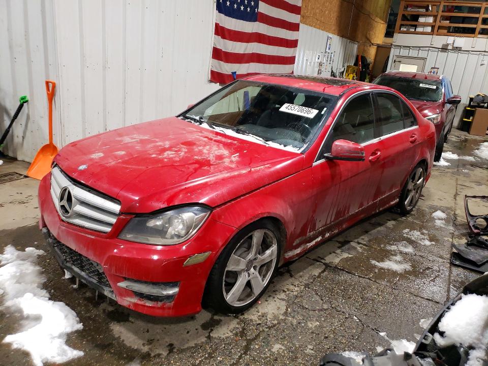 Продаж на аукціоні авто 2012 Mercedes-benz C, vin: WDDGF8BB9CA612566, номер лоту: 45570696
