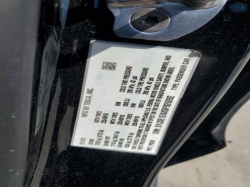 Продажа на аукционе авто 2025 Tesla Model 3, vin: 5YJ3E1EAXSF926092, номер лота: 41926936
