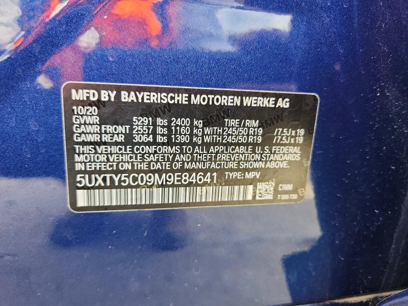 Продажа на аукционе авто 2021 Bmw X3, vin: 5UXTY5C09M9E84641, номер лота: 46709156