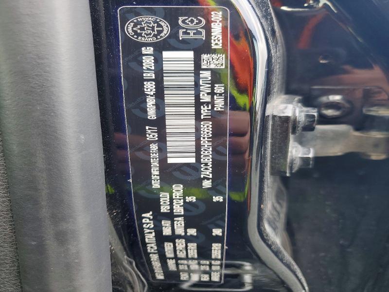 Продаж на аукціоні авто 2017 Jeep Renegade, vin: ZACCJBDB2HPF65650, номер лоту: 46263606