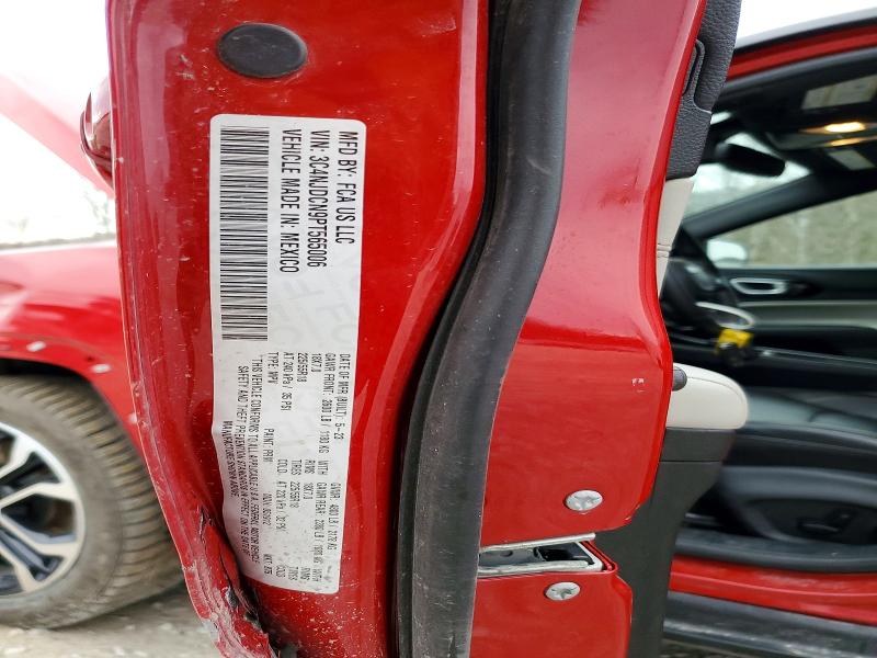 45498496 :رقم المزاد ، 3C4NJDCN9PT565006 vin ، 2023 Jeep Compass مزاد بيع