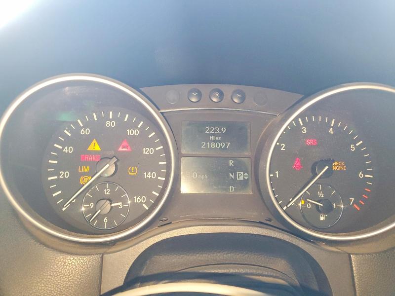 2009 Mercedes-benz Ml მანქანა იყიდება აუქციონზე, vin: 4JGBB86E29A450420, აუქციონის ნომერი: 48456646