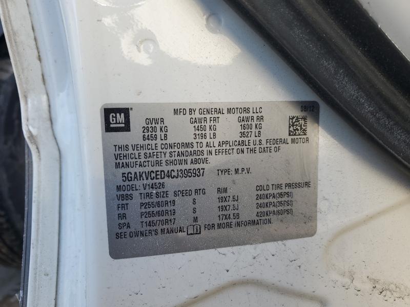 Продажа на аукционе авто 2012 Buick Enclave, vin: 5GAKVCED4CJ395937, номер лота: 79259205