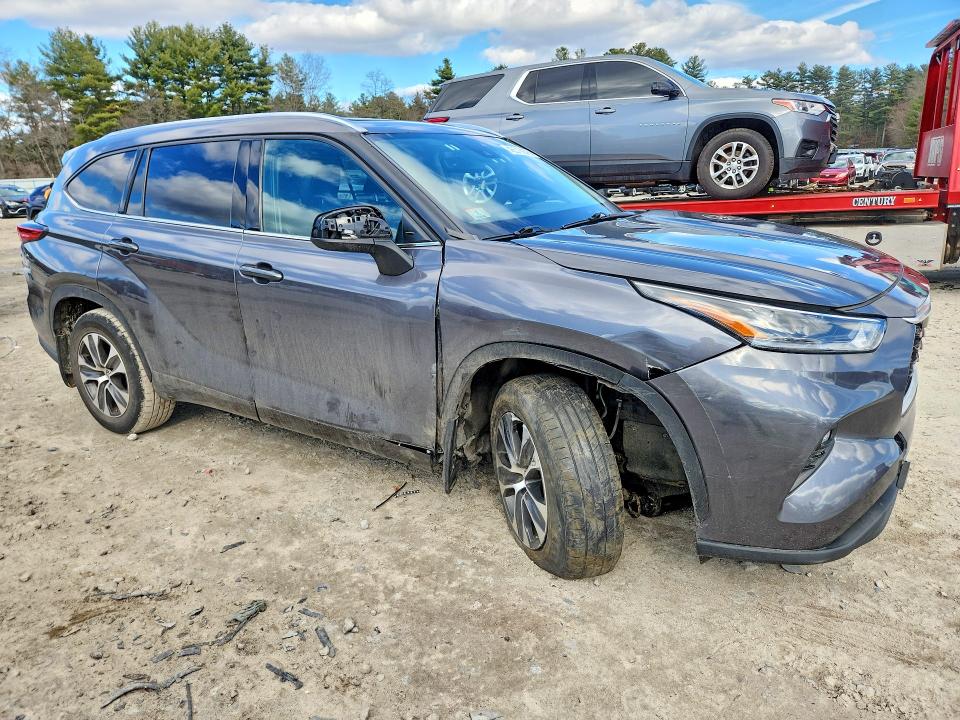 45578676 :رقم المزاد ، 5TDHZRBH7MS081906 vin ، 2021 Toyota Highlander مزاد بيع
