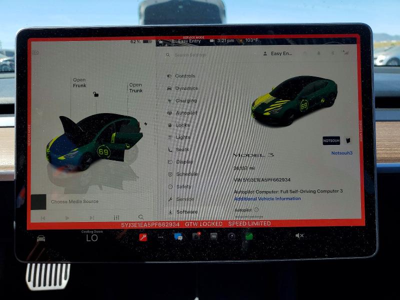 Aukcja sprzedaży 2023 Tesla Model 3, vin: 5YJ3E1EA5PF662934, numer aukcji: 46228466