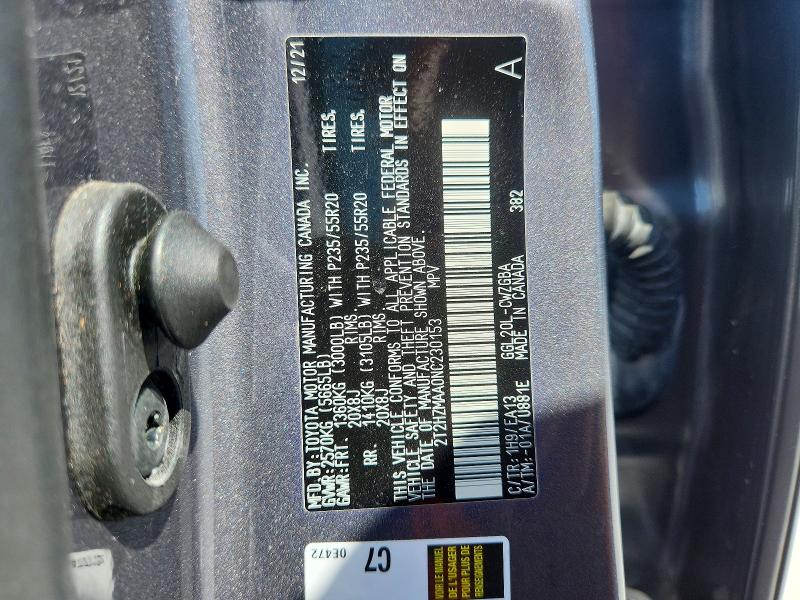 Aukcja sprzedaży 2022 Lexus Rx 350, vin: 2T2HZMAA0NC230153, numer aukcji: 47884346