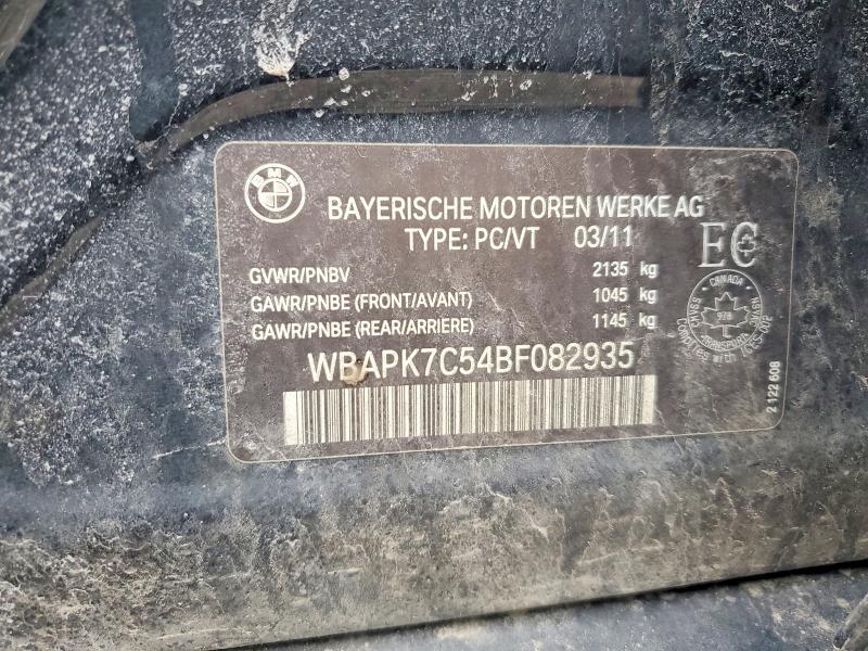 Продажа на аукционе авто 2011 Bmw 328, vin: WBAPK7C54BF082935, номер лота: 46095036
