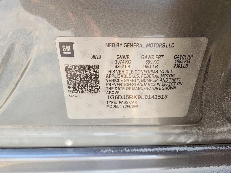 Продаж на аукціоні авто 2020 Cadillac Ct4, vin: 1G6DJ5RK9L0141513, номер лоту: 46048536