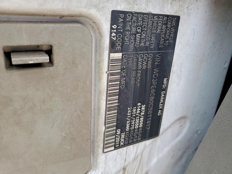 Продаж на аукціоні авто 2012 Merz Sprinter, vin: WD3PE8CB0C5611417, номер лоту: 41626096