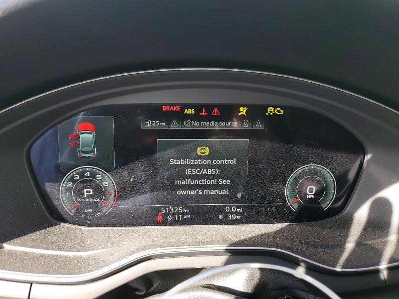 2021 Audi A5 მანქანა იყიდება აუქციონზე, vin: WAUFACF53MA025094, აუქციონის ნომერი: 47065816