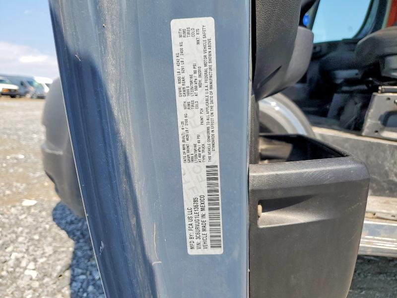 2020 Ram Promaster 3500 მანქანა იყიდება აუქციონზე, vin: 3C6URVJG1LE136785, აუქციონის ნომერი: 46659916
