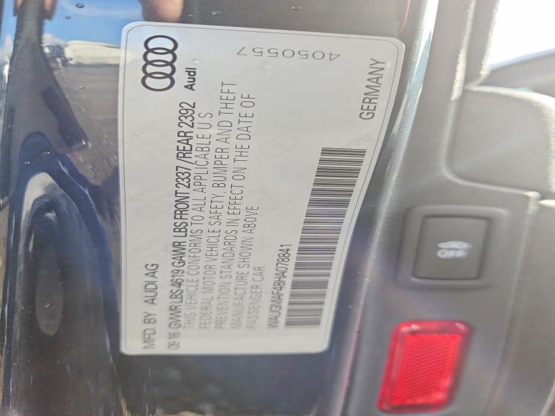 Продажа на аукционе авто 2017 Audi A4, vin: WAUGMAF48HA078841, номер лота: 47197536