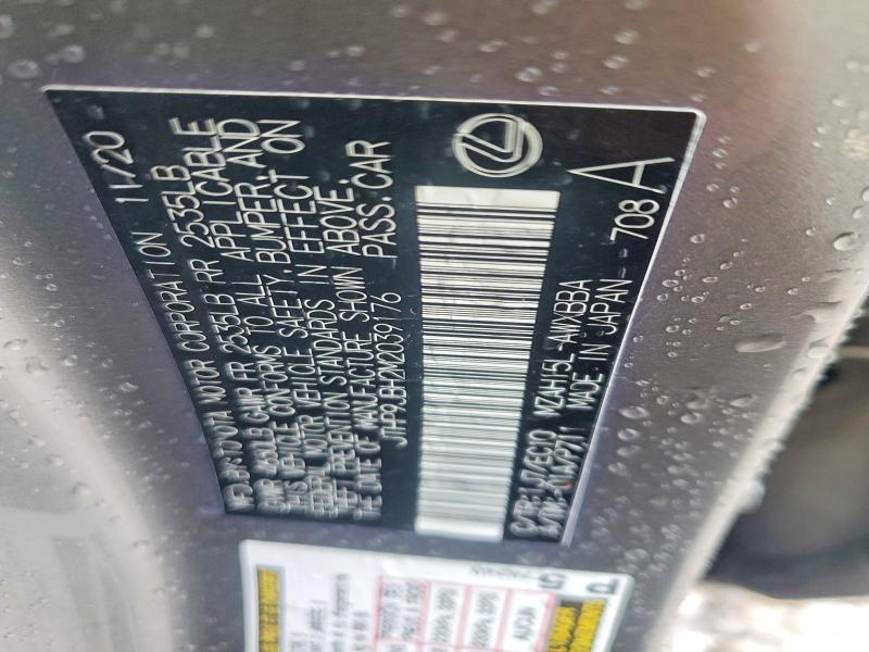 Продажа на аукционе авто 2021 Lexus Ux 250h, vin: JTHP9JBH2M2039176, номер лота: 42079276