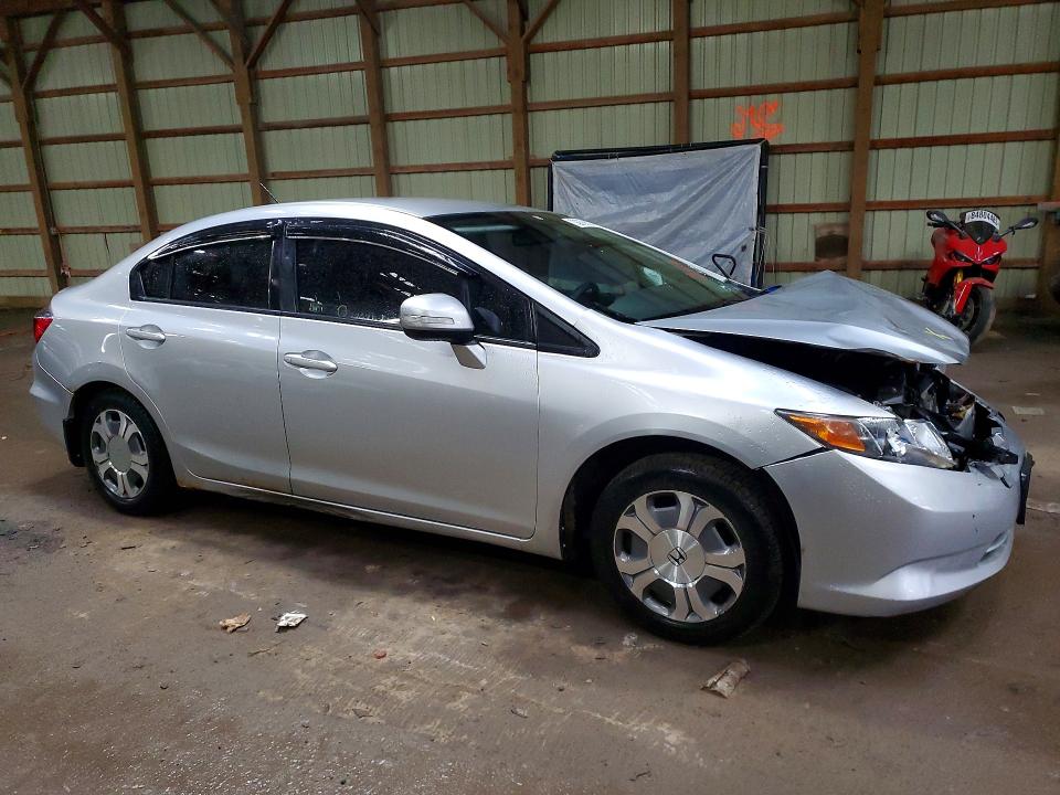 78270065 :رقم المزاد ، JHMFB4F29CS800291 vin ، 2012 Honda Civic مزاد بيع