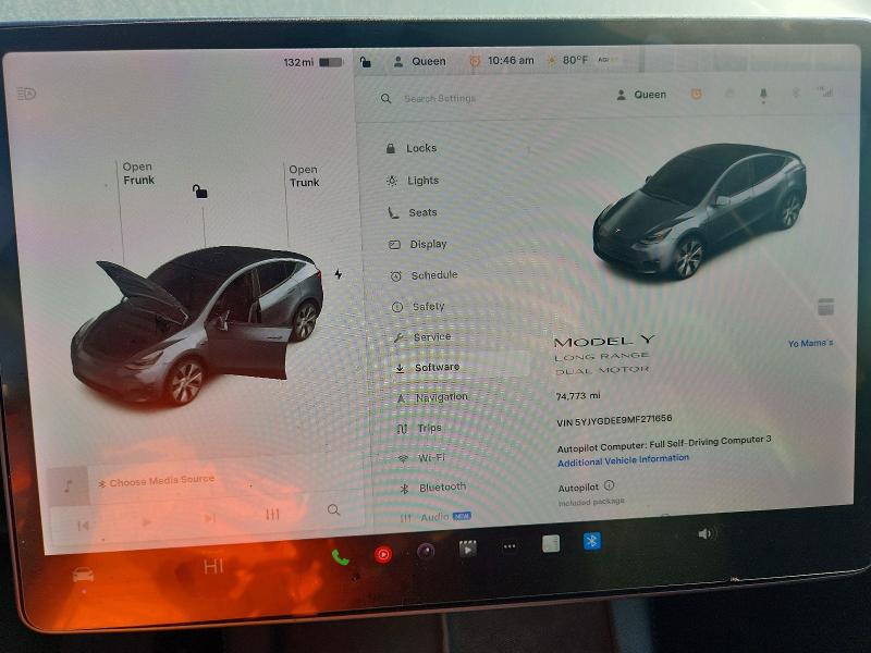 Продаж на аукціоні авто 2021 Tesla Model Y, vin: 5YJYGDEE9MF271656, номер лоту: 46711486