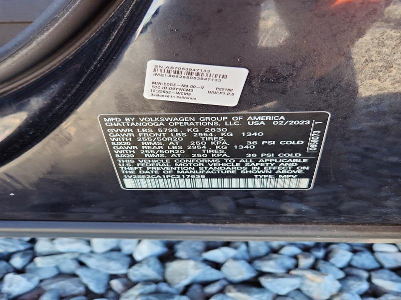 Aukcja sprzedaży 2023 Volkswagen Atlas Cross Sport, vin: 1V2SE2CA1PC217638, numer aukcji: 45618846
